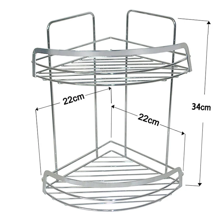 Bathroom Metal Corner Shelf