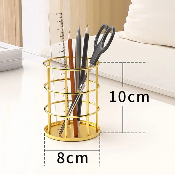 Office Desk Metal Pen Holder